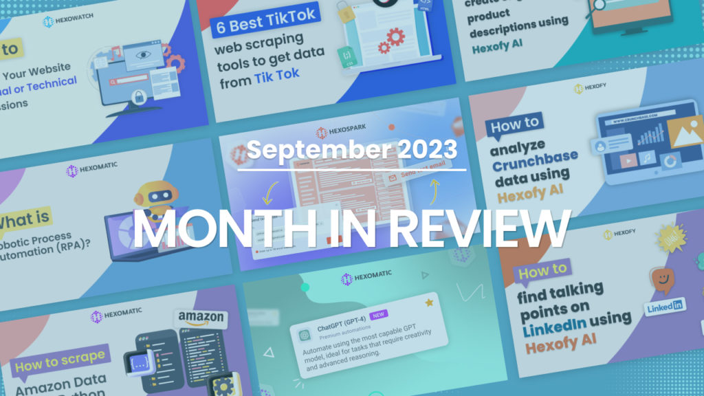 Month in review (september)