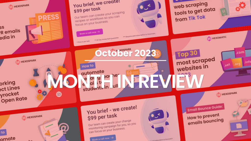 Month in review (october)